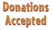 donations accepted